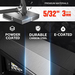 Front and Rear Bumpers Compatible with 2018-2026 Jeep Wrangler JL JLU Unlimited