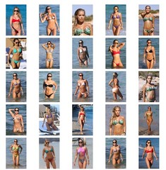 33 x PHOTOS + SYLVIE MEIS + GLOSSY + 15X10CM + NEW