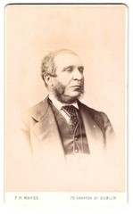 Photograph F. H. Mares, Dublin, 79 Grafton Street, gentleman with whiskers and gepu