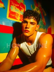 4×6 Art Print • Editorial Male • Photo‑Style Realism • Glossy Print