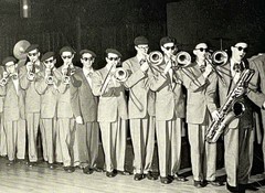 Gene Krupa Band 1949 Art Photo Print Card Fotofolio 4.25”x6” Jazz