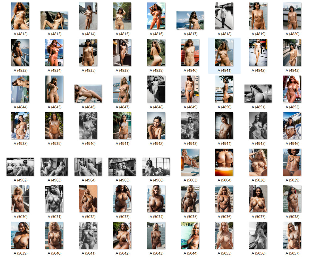 LOT 100x 4×6 Nude Picture Photograph Pinup-Girl Woman Model Female Risqué Lo453
