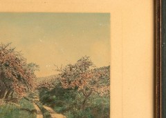 Wallace Nutting Antique 1920’s Hand Colored Photo, The Beauty of the Uplands
