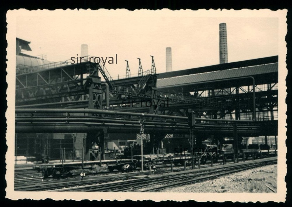 Gutehoffigungshütte Oberhausen 1950s – Industrial Engineering Mining – Photo 10x7cm