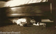 VIK MUNIZ ‘Under the Bed’ SIGNED Ambrotype Photograph from ‘Clayton Days’ Framed