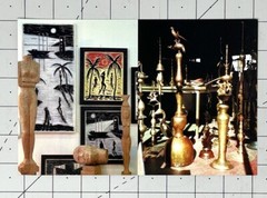 Ernest Silva (1932-2001) Art Announcement Card – Italo Scanga