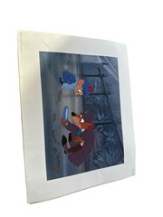 Disneys The Great Mouse Detective Lithograph Photo Animated Film Preowned READ