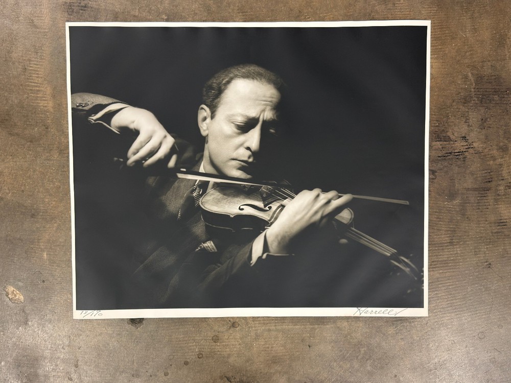 George Hurrell – Jascha Heifetz Signed & Numbered Silver Gelatin Photo 73/190