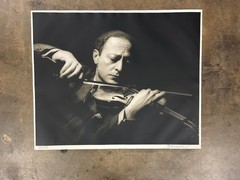 George Hurrell – Jascha Heifetz Signed & Numbered Silver Gelatin Photo 73/190