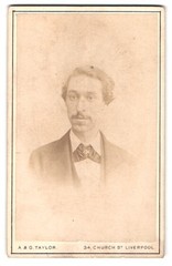 Photograph A. & G. Taylor, Liverpool, Church St 34, Portrait of a Gentleman