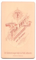 Photograph Tob. Frey, Richtersweil on Lake Zurich, Elegant Lady with Updo