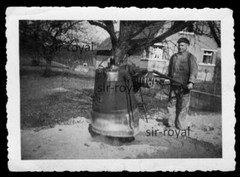 Vibratory Plate Construction Worker Vibrator 1950s – Machine Engineering Profession – Photo 9x6cm