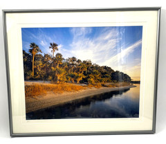 Jeff Ripple 2005 Signed Photograph of Tomoka River Florida Landscape 30 x 25