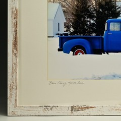 SCHELL Original Vintage Signed 1950s Chevy Pick Up Truck Landscape Photograph
