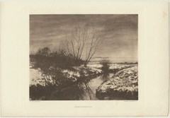 Orig. 1900s pictorialist landscape by A. Fichte