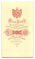 Photograph Hugo Danz, Berlin, portrait actor Friedrich Haase in a Ro