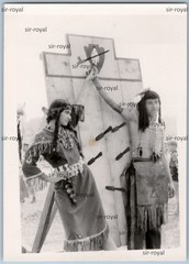 Frankfurt Main 1965 – Indian Village Knife Throwing – 1960s – Photo 7x10cm