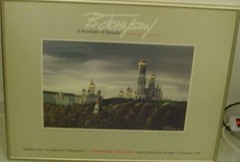 ART PHOTOGRAPHY Portrait of Russia by B Johnson Frames silver 18x24in