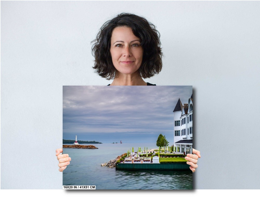 Mackinac Island Retreat: Print Wall Art Hotel Iroquois Mackinac Island Aluminum