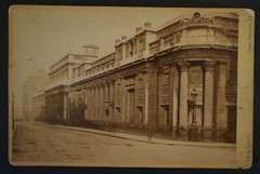Cabinet Card, Street Scene, columns, FGO Stuart, Upper Norwood, London