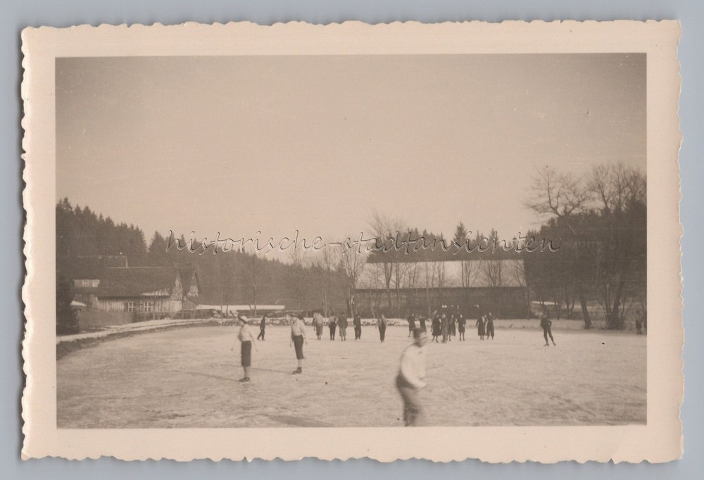 Ice Skating Leisure Winter – Vintage Photo 1930s