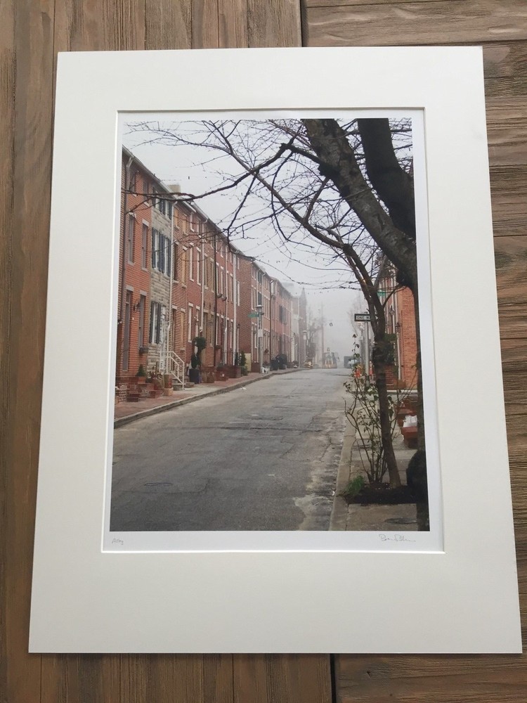 BRUCE BLUM SIGNED COLOR Photo Print (13″X 19 «)-«Alley»