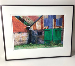 Fine Art Photograph Icelandic Barn Patchwork Signed & Matted
