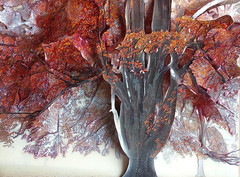 DLW Studios 3D Photography Wall Art Hanging Fall Foliage Tree By Diane Wilson