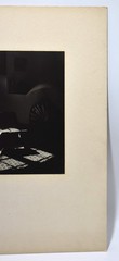 Vintage J.W. Howlett Black and White Photograph Focusing on a Rocking Chair