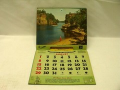 5 1950s Calendars/Holiday/ Pictures of a By Gone Era/Mich Seasons Greetings