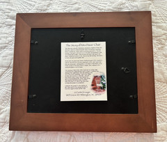 Curtis Krueger Signed Photo Framed Matted «Mrs. Davis’ Chair Meets a Moose».