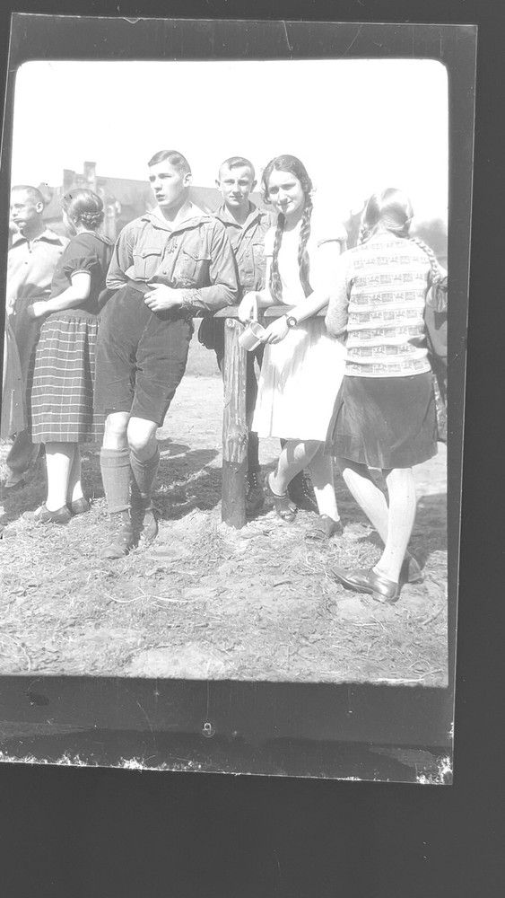 Negative Migratory Bird Boy Scout Free Flare Circa 1930 Flag 5x8cm