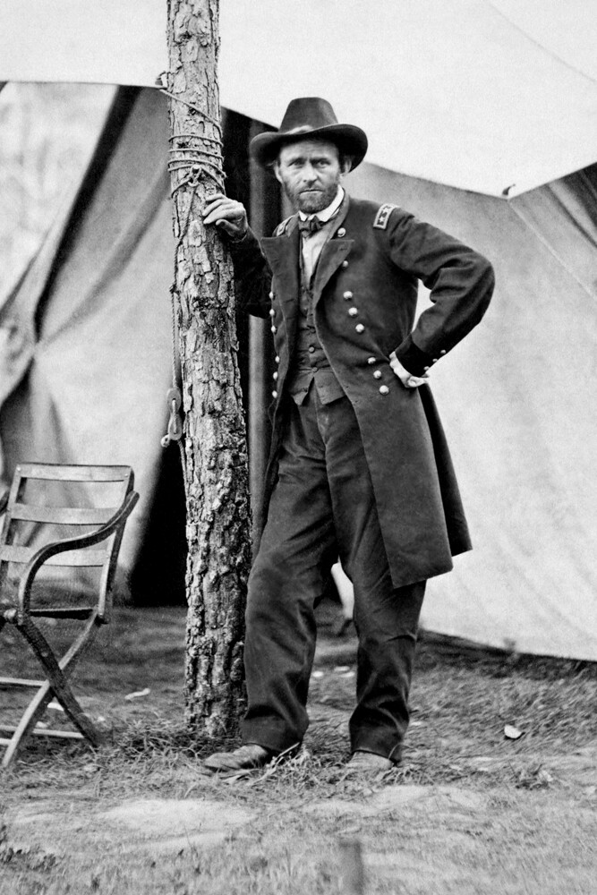 Ulysses S. Grant at Cold Harbor, Restored Satin Finish Civil War Photo – 5 Sizes