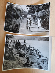 2 photos ethnology Africa Cameroon 1936 photograph in large format