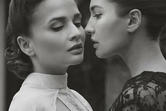 DASHA & MARI – Signed Original Fine Art Photograph Kissing Lesbian Girls Edition