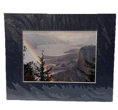 VTG Sherrill SIGNED Matted Photo 8×10 Double Rainbow Columbia Gorge Vista House