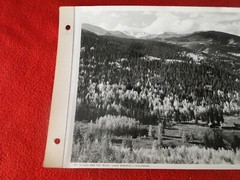 Vintage 1930’s/40’s Colorado Silver Gelatin Photo Mt. Evans Echo Lake