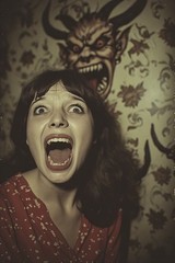 5 ~ 4X6 Glossy HORROR Fine Art ‘ SCREAM QUEEN ‘ Photo FANTASY Set ! 211359087