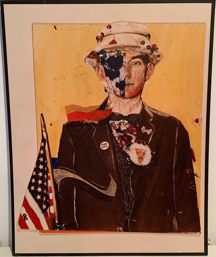 Chicago Artist Helene Smith-Romer Cibachrome Pop Art Photograph Bomb Hanoi 1988