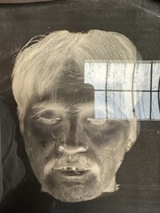 Three Studies Indian Head on Glass Plate, Photo TE1203
