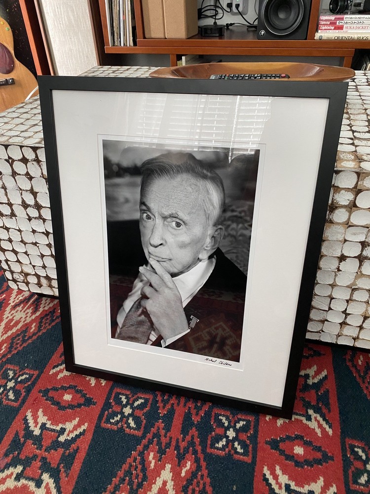 Michael Childers Signed Gore Vidal Portrait Yale Beinecke Exhibition History