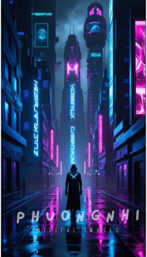 Digital Image Picture Photo Pic JPEG Mobile Wallpaper Background Cyber Punk City