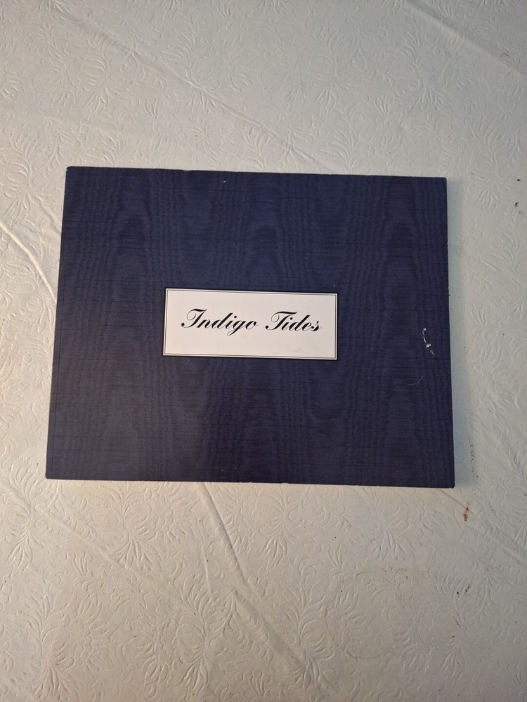 Indigo Tides by Suzanne Strout 1998 Signed by Author/Artist