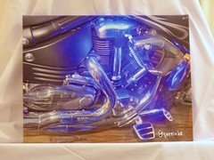 Neon Motorcycle