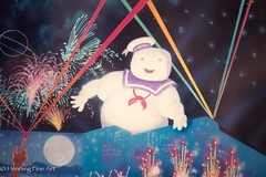 Vintage Universal Studios Firework Show E.T. Jurassic Park and Ghostbusters