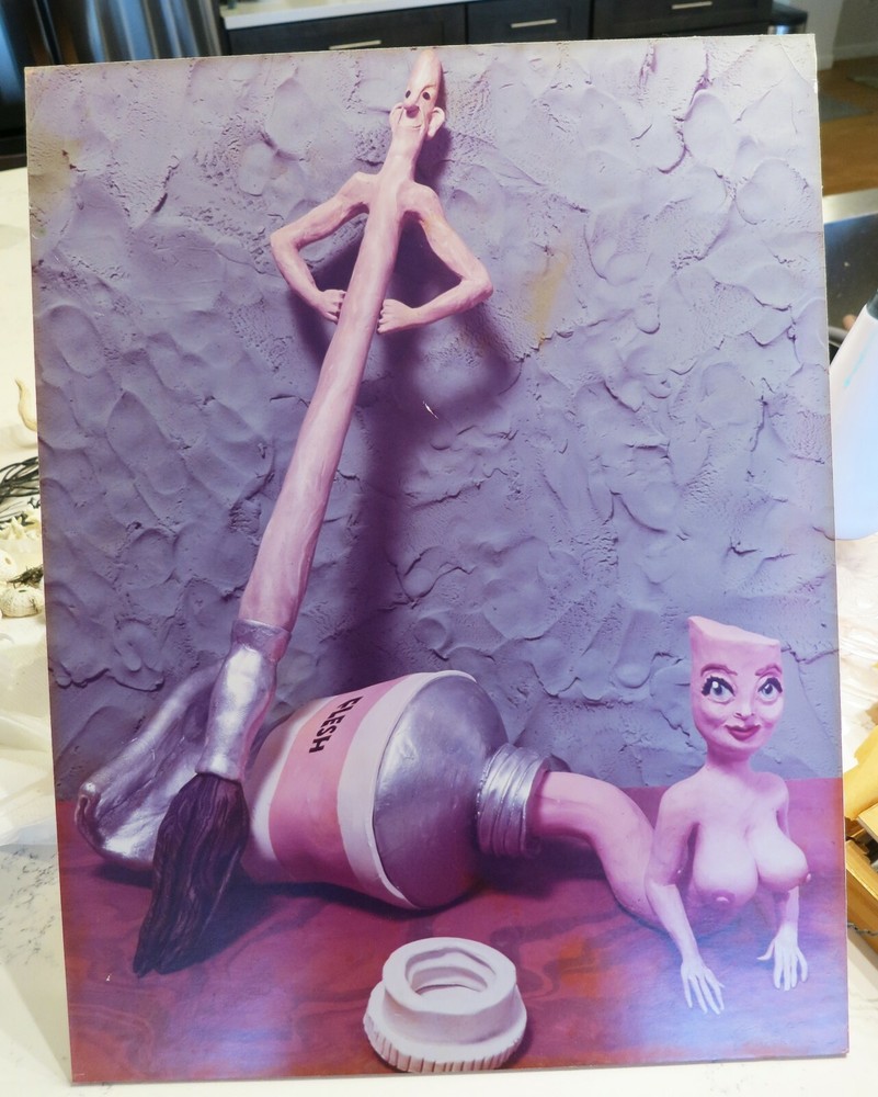 Rare Robert Grossman (New York) Original 1974 Signed Photo Illustration, 19″x15!