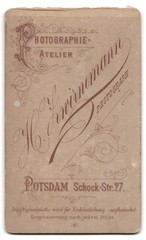 Photograph H. Zwirnemann, Potsdam, Schock-Str. 27, portrait soldier in uniform R