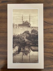 Lehnert and Landrock Antique Photo «The Citadel Cairo» w/ Matt