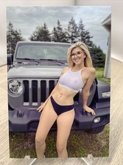 Contemporary Pinup Girl 4×6 Photo – Fine Art Color Print – Blonde Female Form