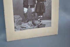 Antique Photo on Cardboard Photography Picture Old 30 x 21.5 cm Tray #F2